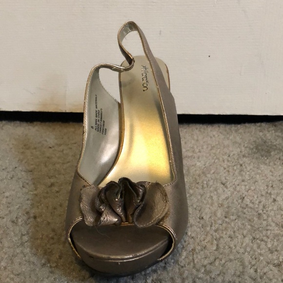 xhilaration Metallic Heels - Picture 2 of 5